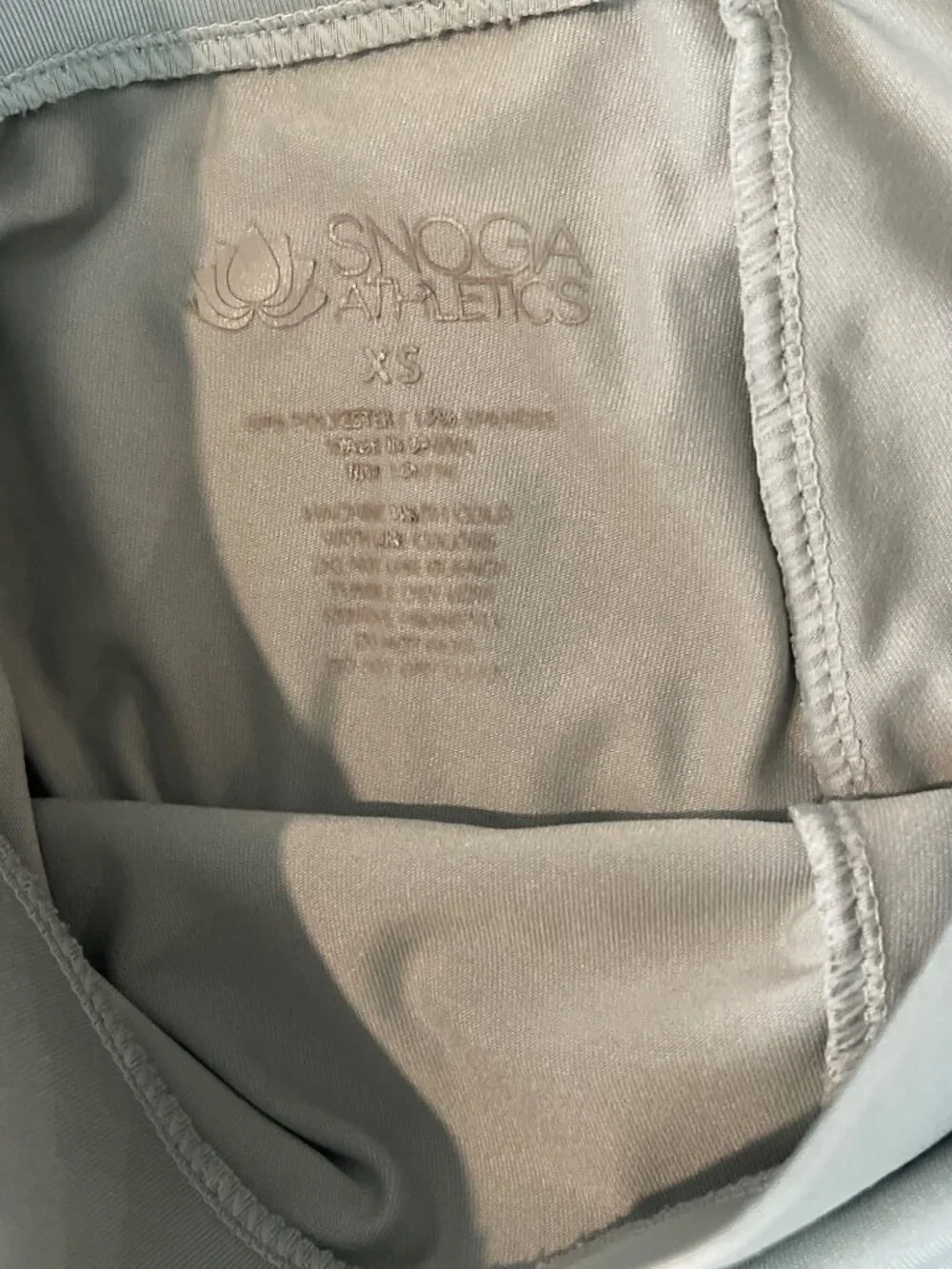 Snoga Athletics Wrap Skirt Sage Green Womens XS - Picture 3 of 6